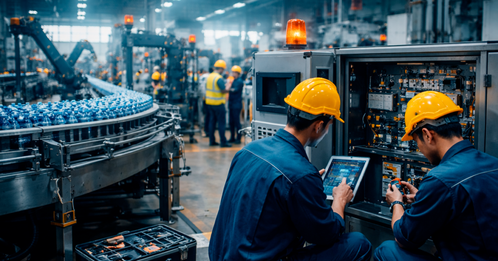 Paradas não programadas na indústria: como reduzir falhas e prejuízos com manutenção e automação